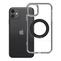 IPhone 11 Case with Circle Stand Frame, MagSafe compatible, black