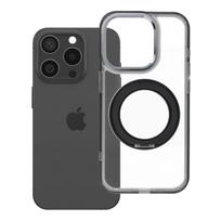 IPhone 15 Pro Case with Circle Stand, MagSafe compatible, black
