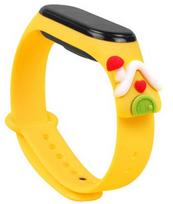 Fusion Accessories Xiaomi Mi Band 3/4 Yellow Xmas Lodge