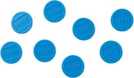 NOBO -magnet for whiteboard, 20 mm, 8 pcs, blue (1901443)
