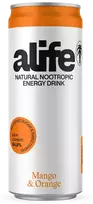 ALIFE Gazetted natural energy drink with orange and mango flavor 0.33l can (DEP)