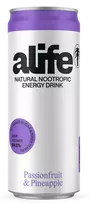 ALIFE Gāzēts dabīgs enerģijas dzēriens ar pasifloru un ananāsu garšu 0.33l can (DEP)English: Carbonated natural energy drink with passion fruit and pineapple flavor 0.33l can (DEP)