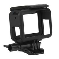 Apsauginis rėmelis korpusas dėklas priekinis stiklas putų uždangalas Gopro Hero 7 6 5 kamerai black