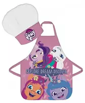 Hasbro "My Little Pony" 2 dalių vaikiškos prijuostės ir kepurės rinkinys