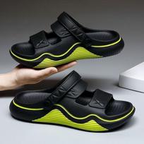 Slip-on Anti-slip Men's Sports Beach Shoes Sandals 38-39 juoda/žalia