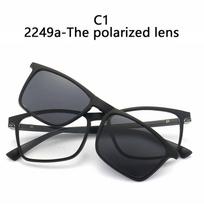 6-in-1 Custom Polarized Magnetic Sunglasses Clip-On Unisex Optical Polaroid Glasses Frame NO box SHOW AS PICTURE