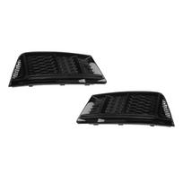RS išvaizdos Priešrūkinių Grotelės / Dangteliai, komplektas skirtas Audi A4 B9 (15-19) standartinei versijai, be distroniko