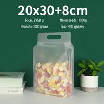 Frosted Stand-up Sealing Pouch with Handle