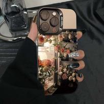 Refrigerator Rose Case for Apple iPhone 16 Pro Max and iPhone 17 (New Model 15, Beautiful 14, Creative 13, Drop-Proof) iPhone 7