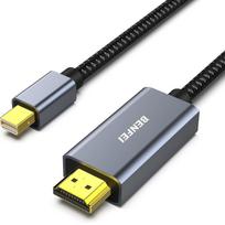Benfei Kabel Mini Displayport Do Hdmi 4K@30Hz 0,9 M Szary pilka spalva