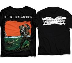 Kanonenfieber Marškinėliai Sunkiojo Metalo Grupės Grafinis T-shirt Vyriški Per dideli Y2k Gatvės Hip Hop Harajuku Streetwear Trumparankoviai Marškinėliai S red