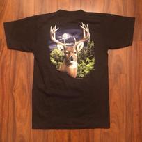 Vintage 90s Alore Deer Nature Hunting Animal protect Wild Life Graphic t-Shirt XXL
