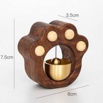 Aesthetic Cat Claw Cartoon Doorbell Wind Chime Door Opening Reminder Kawaii Home Entrance Decor for Girls one size