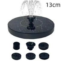 Mini saulės jėga varomas vandens fontanas, atsparus oro sąlygoms, maitinamas saulės energija, lauko sodui, tvenkiniui, baseinui, balkonui, paukščių vonelės dekoras 13cm