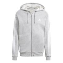 Adidas Essentials Fleece 3 Stripes Full Zip Hoodie IJ6479 S