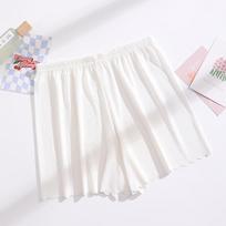 Female Summer Thin Models Prevent Light Not Roll Edge Ice Silk Without Trace Breathable Loose Leggings M balta