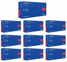 Rękawice Nitrylowe 100 Szt. Nitrylex Basic Dark Blue 9-L - 10 Kpl.