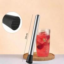 Stainless Steel Cocktail Muddler Shaker With Crushing Hammer DIY Drink Fruit Muddler Crushed Ice Barware Tool