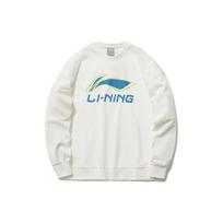 Li Ning Sweatshirts Men's Ivory Crew Neck Moderate Regular AWDR369-4 L