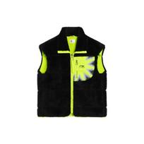 Li Ning Vests Men's Black V neck Moderate Knitted Fabric AMDS071-2 XXL