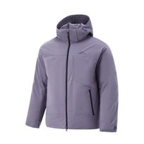 Li Ning Hot Pots Down Collection Down Jacket Men's Crow Gray Purple AYMU249-4 XL