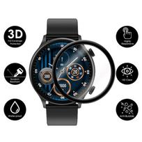 Tinka Haylou Solar Plus RT3 LS16 išmaniajam laikrodžiui, pilnai dengiantis 3D lenktas padengimas minkšta plėvele ekrano apsauga, HD 5 vnt. skaidri