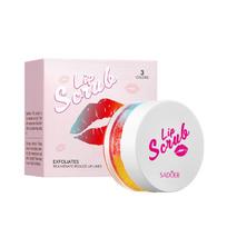Tri-color Lip Scrub Fall/Winter Moisturizing Lip Balm Eliminates Wrinkles Prevents Dryness and Cracks and Warms Lip Balm white