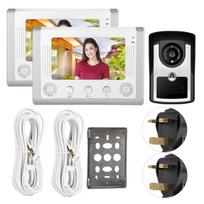 7 Inch HD Video Door Phone Doorbell Intercom Kit 801FC12