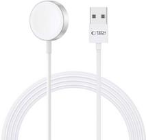 Tech Protect Magnetinis indukcinis įkroviklis Apple Watch 1.2m USB-A UltraBoost - baltas