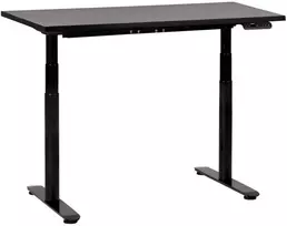 Beliani Elektriškai reguliuojamas stalas DESTINAS, juodas, 120 cm x 72 cm