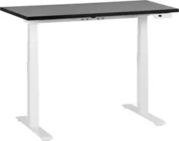 Beliani Elektra reguliuojamas rašomasis stalas DESTINES Juodas/ balta 160 cm 72 cm