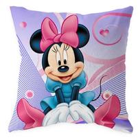 Disney Princess Minnie Mouse Pillow Case Cartoon Girl Cushion  Home Decoration Birthday Christmas Gift  H, 30x30cm
