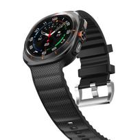 Silikoninis dirželis Samsung Galaxy Watch Ultra 47mm Sportinis dirželis Apyrankė Samsung Galaxy Ultra Apyrankės Pakeitimas Dirželis Galaxy Watch Ultra juoda
