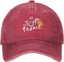 Tour De France beisbolo kepuraitė Madinga unisex moteriška beisbolo kepuraitė Plaunama reguliuojama tėčio kepuraitė Adjustable