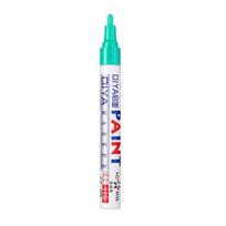Fade-Resistant Paint Pen for Outdoor Touch-Ups Waterproof Quick-Drying Repair Pen UV-Protected Oil-Based Marker for Metal Wood Plastic žalia