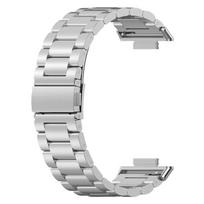 Nerūdijančio plieno laikrodžio apyrankė, skirta Huawei Watch Fit 5 pro-fit5 4 3, dirželis išmanusis laikrodis Correa Apyrankė, skirta Huawei Fit 4Pro, metalinė riešo apyrankė huawei fit5pro/5/4Pro/4/3 sidabras
