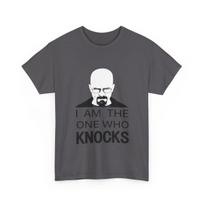 Walter White/Heisenberg | One who knocks | Breaking Bad | Unisex Premium 100% Cotton T-shirt Mens Tees Top 2XL