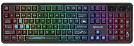 Klaviatūra žaidimams Redragon Volcano K526BB-WL belaidė membraninė su pašvietimu juoda