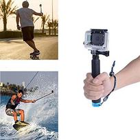Kaliou Selfie Stick 19 Inch Handheld Gopros Monopod 19-49cm for Gopros Xiao YI Camera juoda