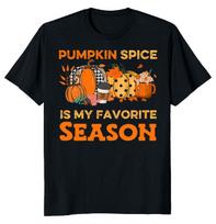 NEW LIMITED Pumpkin Spice Halloween Autumn Funny Novelty Tee XXXXL