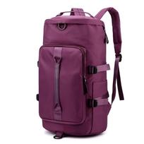 Handheld Travel Luggage Bag Multifunctional Sports Fitness Bag Simple Duffle Bag  Streetwear tamsiai violetine spalva