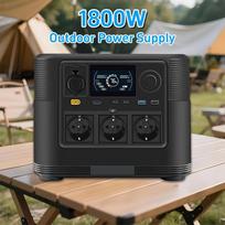 Portable 1200W/1008Wh Power Station, 1008Wh LiFePO4 Battery LCD Display for RV, Outdoor & Mobile Work