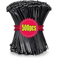 500 Pcs Cable Ties Ultra Strong Tensile Strength Charging Cable Collator Wire Winder Organizer Adjustable Ties juoda
