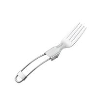 Portable Picnic Stainless Steel Utensils Camping Folding Fork Spork Spoon Cutlery Fork
