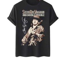 Stevie Ray Vaughan and Double Trouble Black T-shirt WE4874 S