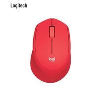 Logitech M280 Wireless Ergonomic Office Mouse raudona
