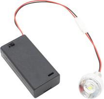 Audiophile LED Single Headlight Battery Box with Switch AA x