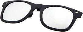 [Ade Woo] Clip-on Sunglasses, Polarized Sunglasses, Attach to Glasses, Clip-on, sidabras