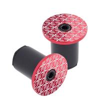 DEDA LOOP END-PLUG RED Bar End Cap Medium raudona