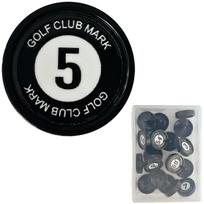 EighteenGolf Golf Grip Count Marker Set of 20 Same Colors juoda